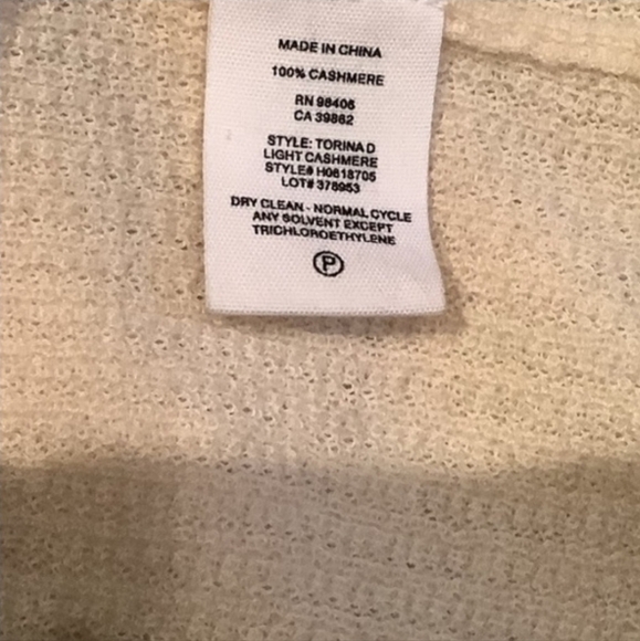 Theory Cream Cashmere Duster Cardigan - Picture 5 of 5